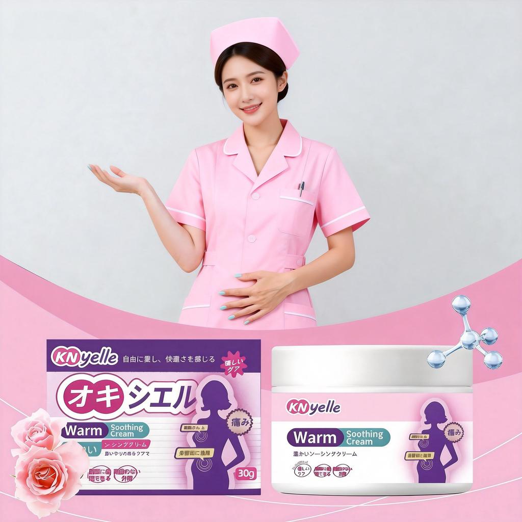 Knyelle Warm Formula Gentle Sequence 30g ครีมผ่อนคลายสําหรับผู้หญิงทุกวันดูดซับได้ง่าย ออกแบบเป็นพิเ