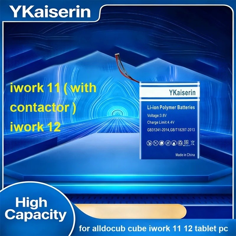 แบตเตอรี่แท็บเล็ตปลอดภัย 12000-13000mAh สําหรับ Alldocub Cube Iwork 11 12 แท็บเล็ตพีซี