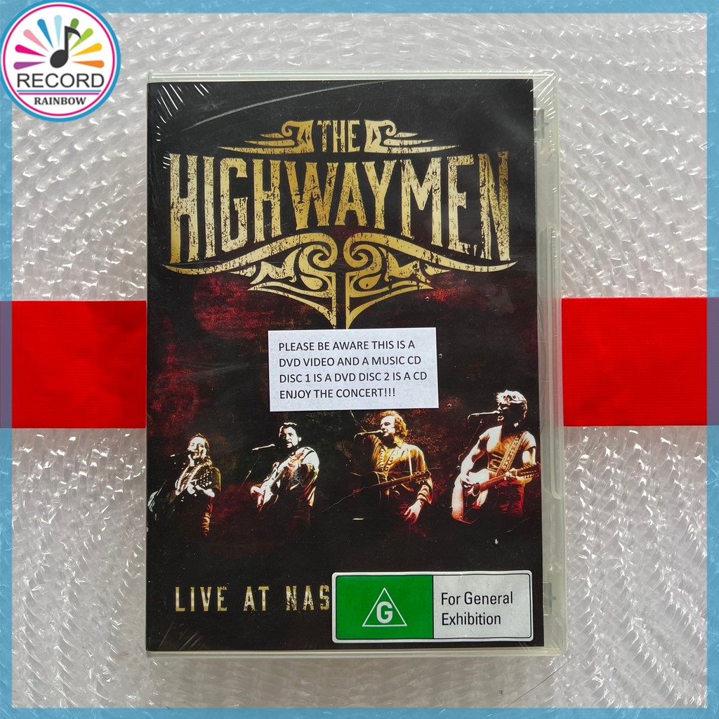 CD-099 The Highwaymen Original CD+DVD Album [Sealed] Brand New TH