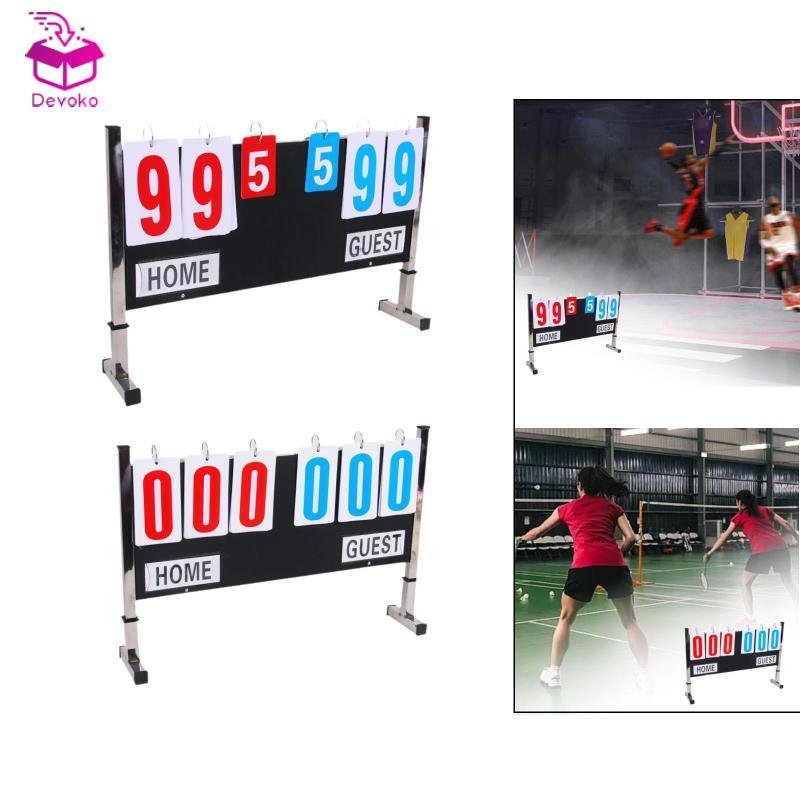 [chiwanji2mf] Tabletop Score Flipper Multi Sports Scoreboard Flip Score Board Score Counter สําหรับบ