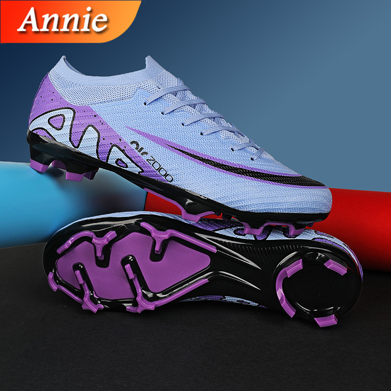 COD【สไตล์ใหม่ คุณภาพสูง】[35-45] TPU เล็บรองเท้าฟุตบอล รองเท้าสตั๊ดหุ้มข้อ ยี่ห้อ FG
