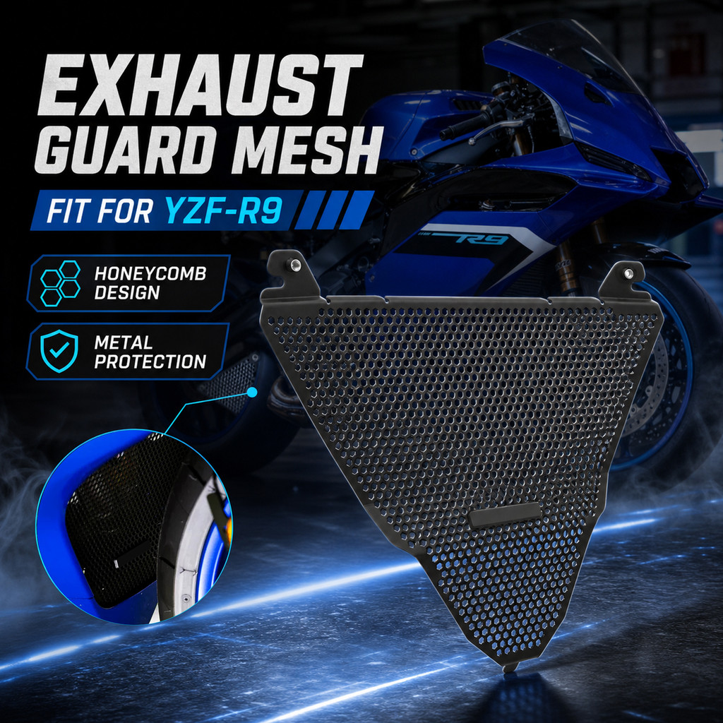 อุปกรณ์เสริมรถจักรยานยนต์หม้อน้ํา Grille GUARD Grill Protector น้ํามัน Cooler GUARD สําหรับ YZF-R9 Y