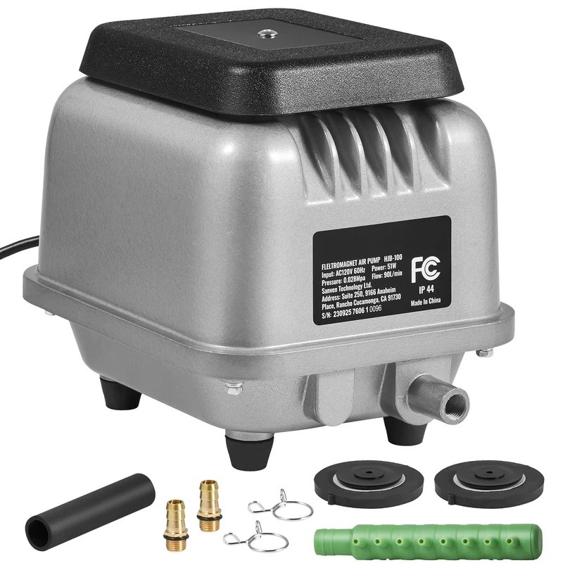 VIKV Succuybuy Linear Air Pump 90L/Min 109L/Min Air Septic Aerator ปั๊มระบบเติมอากาศสําหรับบ่อน้ําลึ