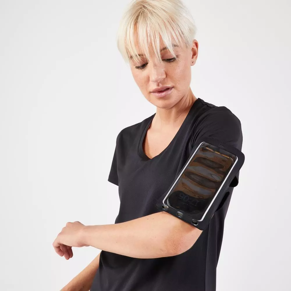 Decathlon Kiprun Men'S And Women'S Smartphone And Big Phone Running Armband สายรัดแขนใส่สมาร์ทโฟนสำหรับวิ่ง thumbnail 6