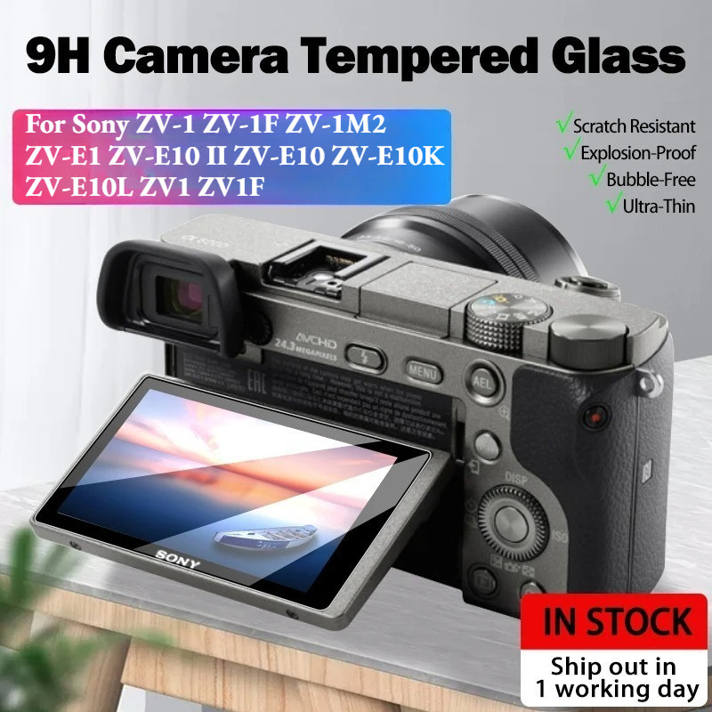 SONY 1-3PCS 9H HDกระจกนิรภัยสําหรับSony ZV‐1 ZV‐1F ZV‐E1 ZV‐E10 II ZV‐E10 ZV‐E10K‐E10L ZV1F ZV1M II 