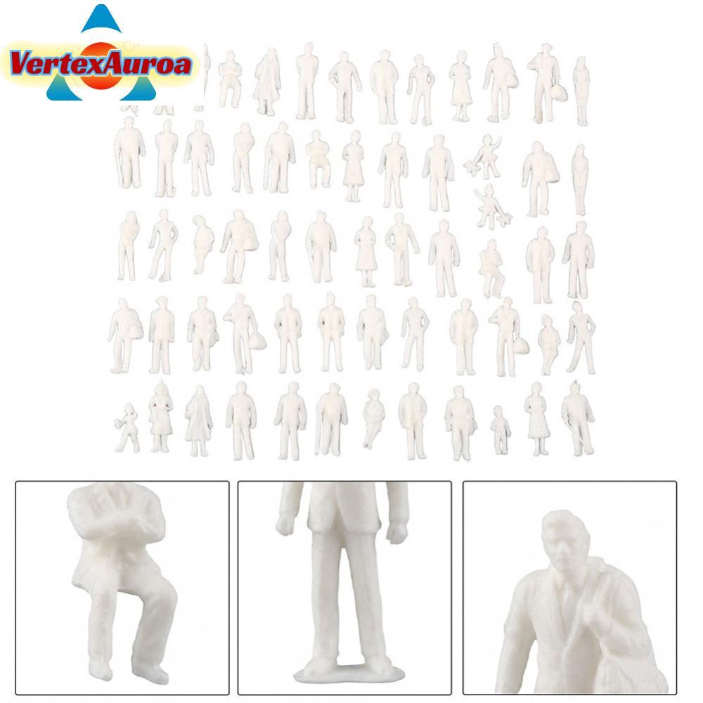 1 75 Scale Model Miniature White Figures เหมาะสําหรับงานอดิเรกและมืออาชีพ