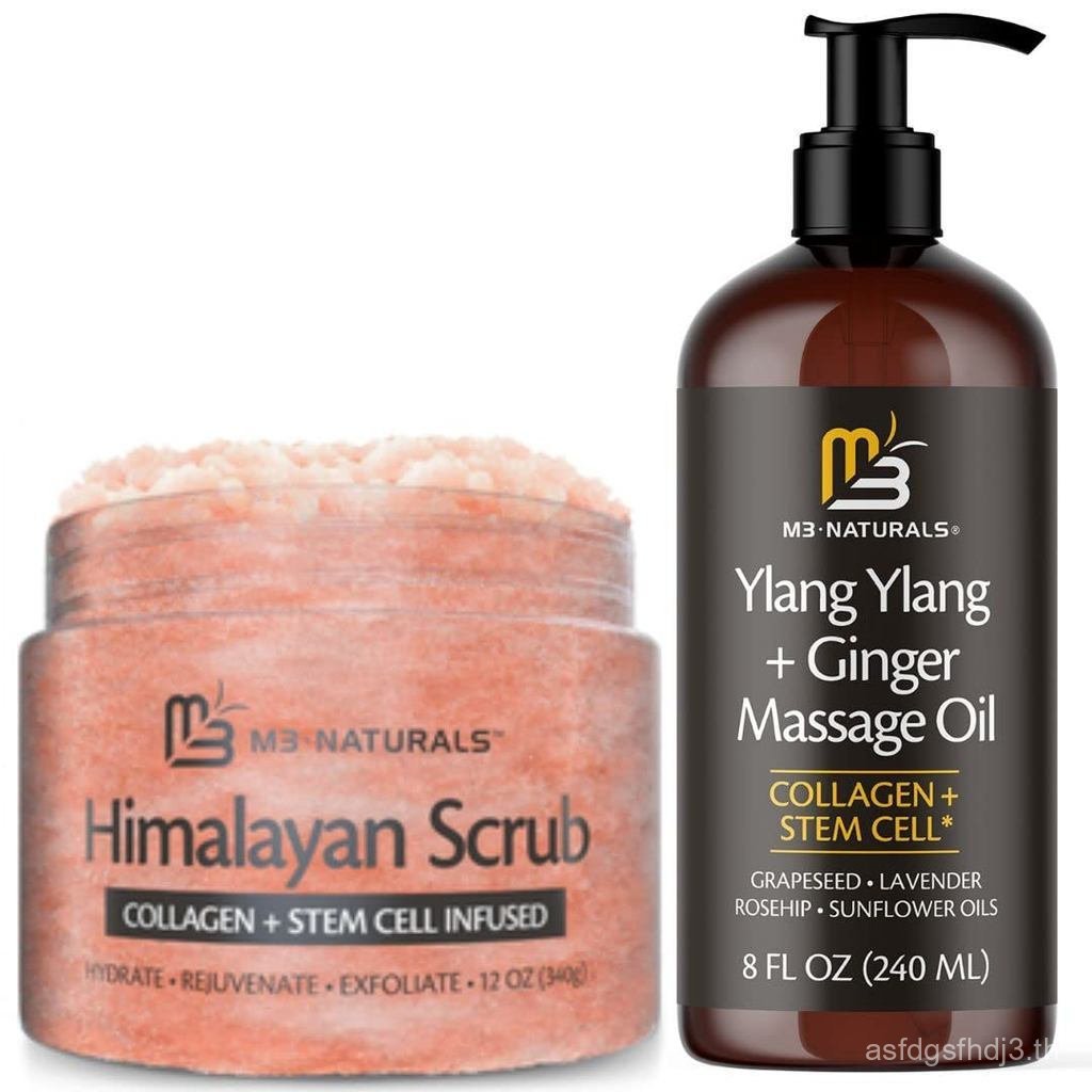 M3sHimalyanBodyScrub+Ylang-Ylang&GingerMassageOil FPEN