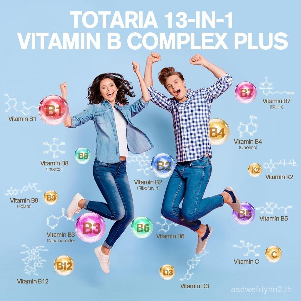 13-in-1VitaminBComplexPluswithVitaminB1,B2,B3(Niacinamide),B4,B5,B6,B7(Biotin),B8(Inositol),B9,B12,N