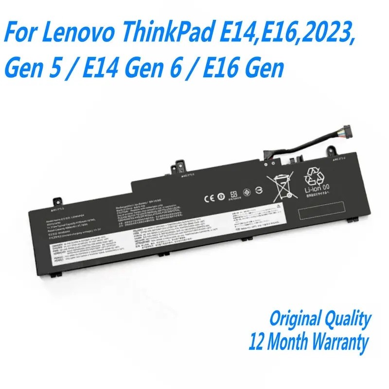 11.31V 47Wh 4156mAh L22M3PG4 แบตเตอรี่แล็ปท็อปสําหรับ Lenovo ThinkPad E14 E16 2023 Gen 5 / E14 Gen 6