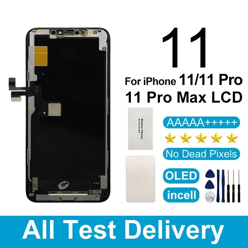OLED LCD สําหรับ iPhone 11 จอแสดงผล Touch Digizer สําหรับ iPhone 11 Pro Max LCD 11 Pro หน้าจอราคาคุณ