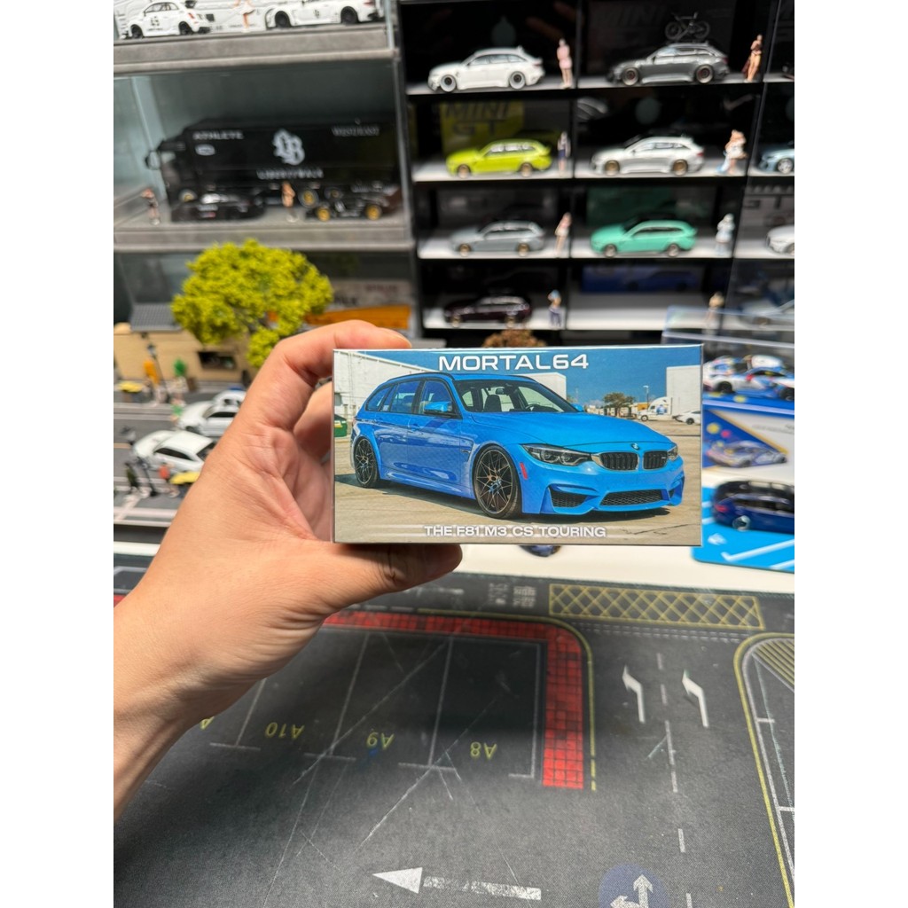 [สต๊อกพร้อมกําพร้า] MORTAL 1: 64 Alloy BMW F81 M3 CS Touring Abu Zabby Blue Brand New ยังไม่เปิดไม่ม