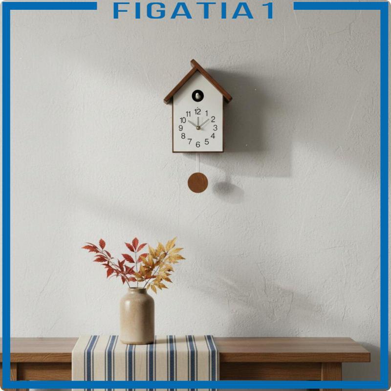 [figatia1] ไม้ Cuckoo Wall Cuckoo Timepiece ลูกตุ้ม Swing Wall Cuckoo