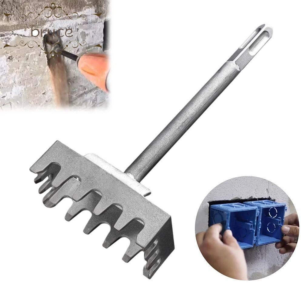 BRUCE Square Socket Puncher, Quick Cutting Slotting Square Hole Cutter, Creative Punch Square-handle
