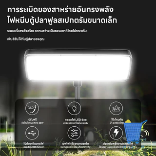 🔥ไฟตู้ปลา ไฟถังปลาคลิป led Full Aquatic Plant Light Mini พิพิธภัณฑ์สัตว์น้ําขนาดเล็กแสงพิเศษ