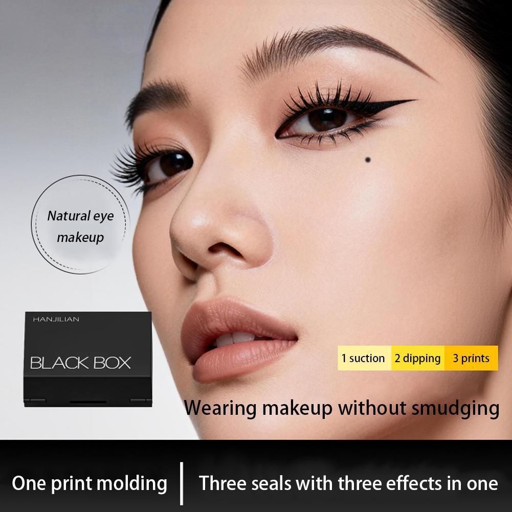3-in-1 Eye Makeup Stamp Kit Lower Lashes Eyeliner & เครื่องมือกันน้ํา Perfect Eyes Stamp V5s3
