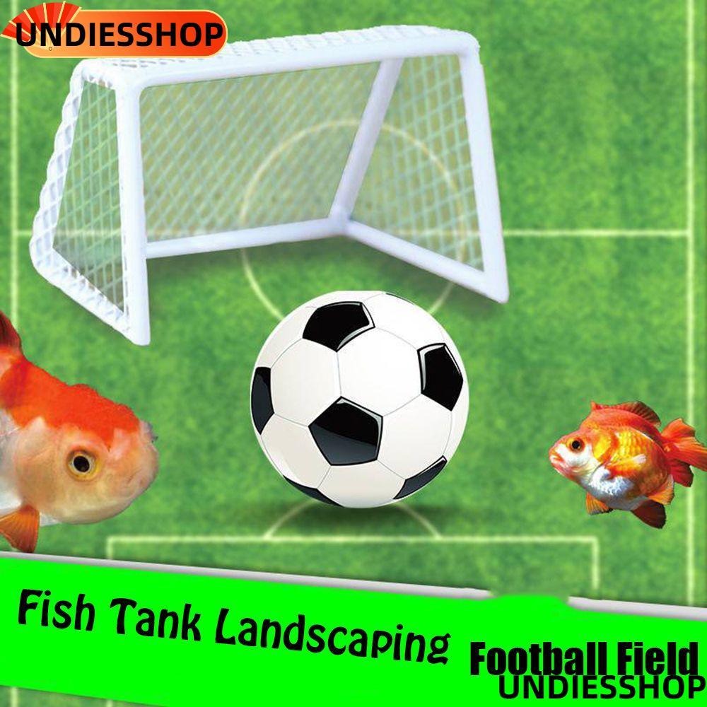 UNDIESSHOP Football Field Football Goal ทนต่อการสึกหรอ Mini Aquarium Table Football