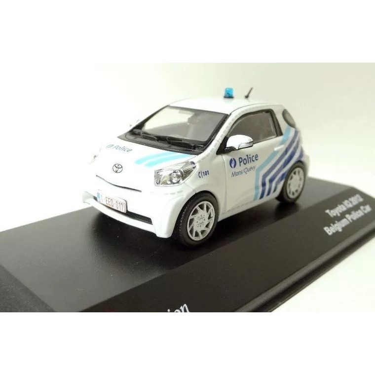 [คลังสินค้าพร้อมชุดเดียว] J-Collection Toyota Toyota iQ 2012 BELGIUM รถตํารวจ BELGIUM 1/43 BELGIUM ต