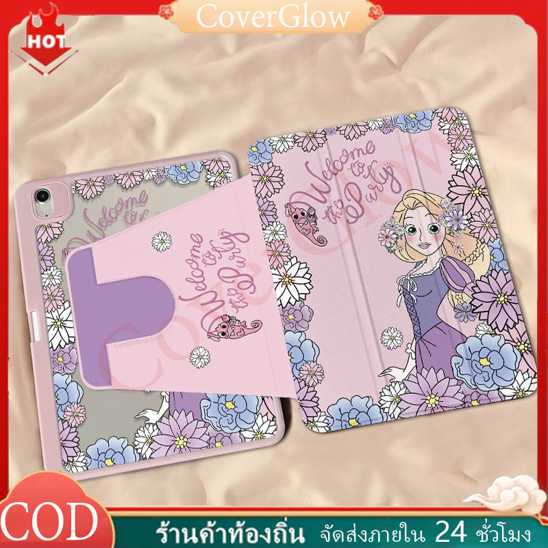 จัดส่งภายใน24ชั่วโมง เคส ForiPad หมุน 360°Air45678 11 Air678(m234) 13 10.2 Gen12 Gen11เงือก ช่องเสียบปากกา
