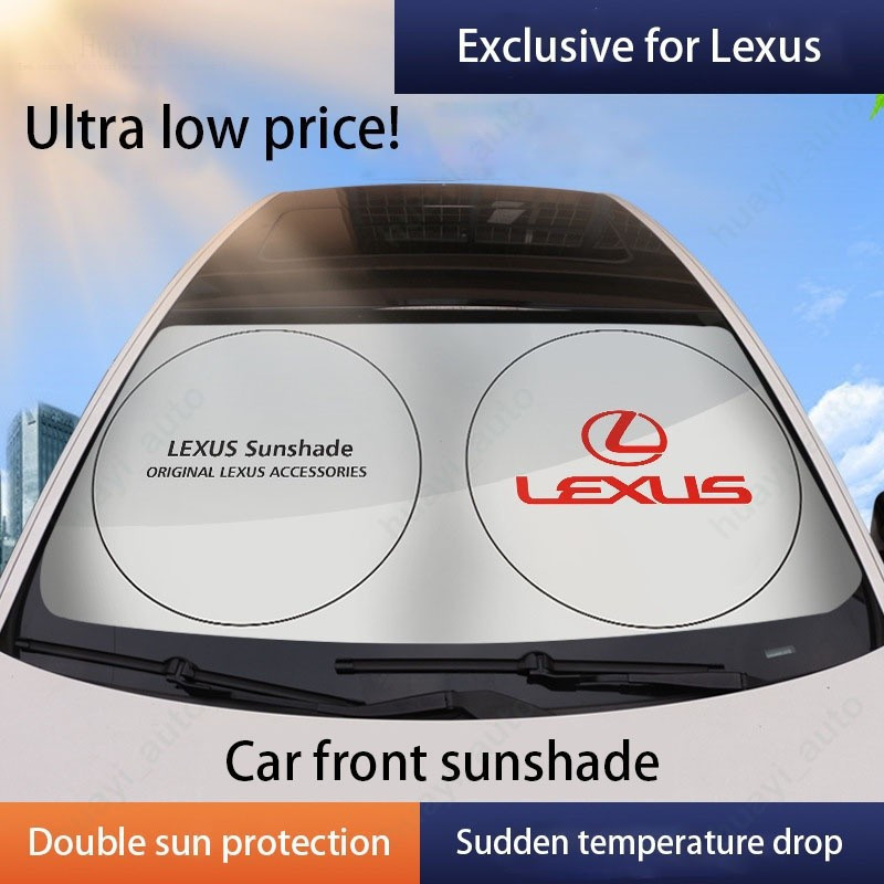 Lexus กระจกรถยนต์ Sun Visor UV ป้องกันภายในสําหรับ Lexus IS250 IS300 RX330 RX350 NX RX rx300 gs300 E