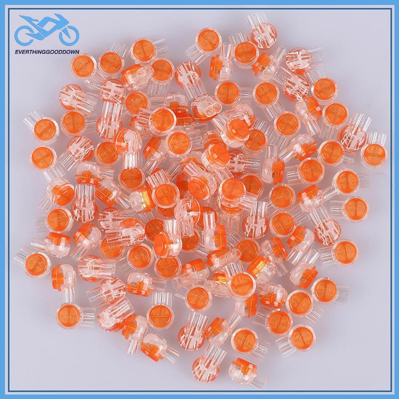EVER 200 ชิ้น Rj45 Connector Crimp การเชื่อมต่อ Terminals K1 Connector สายไฟกันน้ํา TH