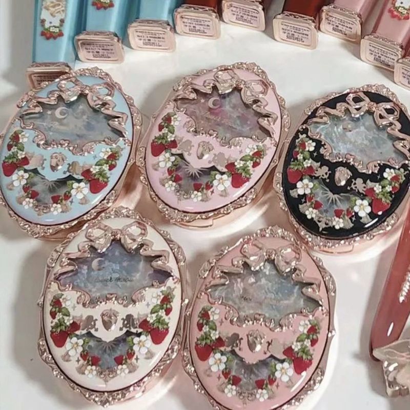 Flower Knows Strawberry Rococo Blush Student Blush Premium Ins Pink Feeling Pure Tong Yao Out of Pri