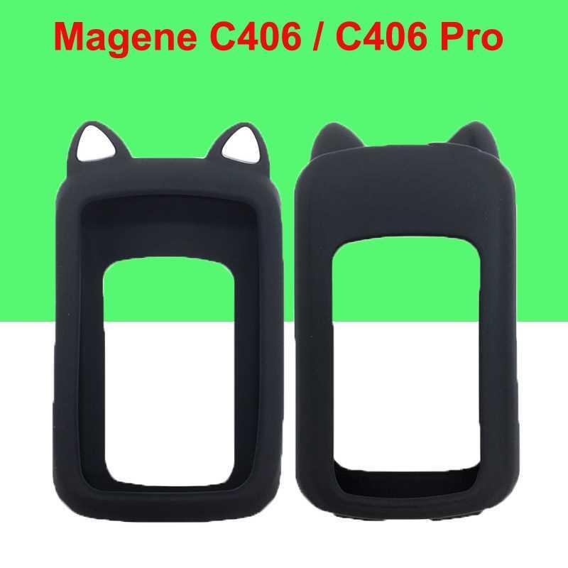 Magene C406 406PRO นาฬิกาจับเวลาป้องกันกรณีจักรยานซิลิโคน C406pro ฟรีฟิล์ม