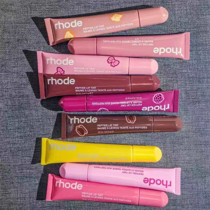 New Product#United States Rhode Hailey tinted lip gloss hailey Lip gloss Lip moisturizer Lip gloss i