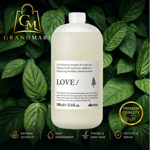 Davines Love Curl Shampoo 1000 ml แชมพู สำหรับผมดัด ผมหยิก หยักศก