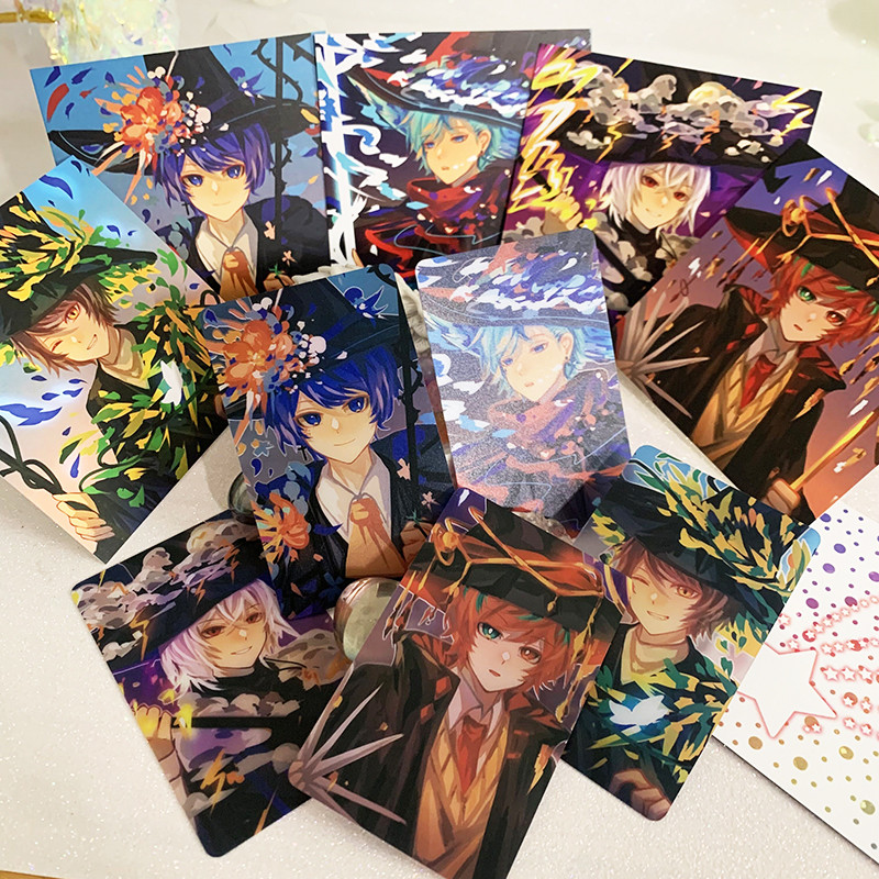 Yin Yang Monster Square Card Element Male Witch Series Sharing Through Card Flower Young Beitou Magi