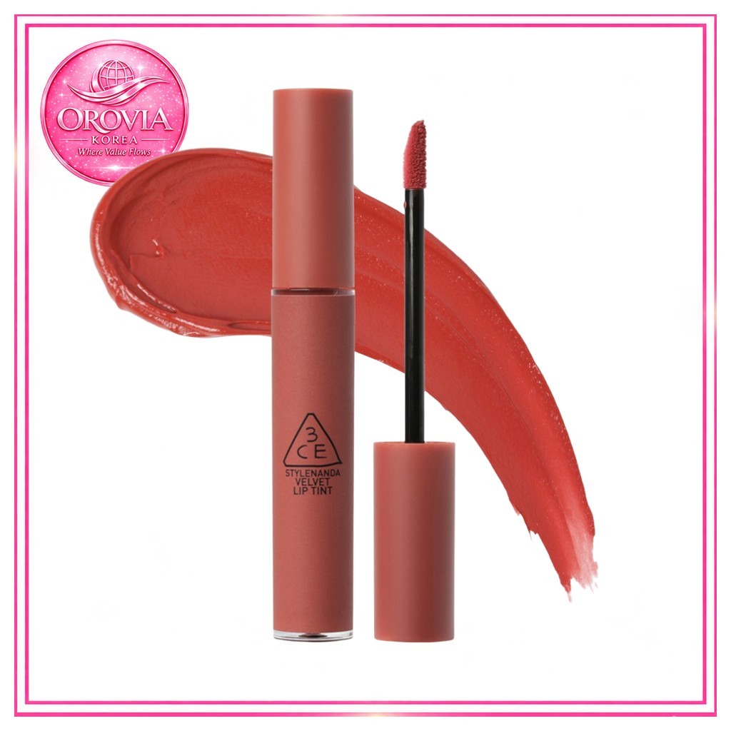[3ce] Velvet Lip Tint, DAFFODIL, 1 ชิ้น / Korean Lip Tint / Velvety Finish / ของแท้ 100% โดย ORAVIA 