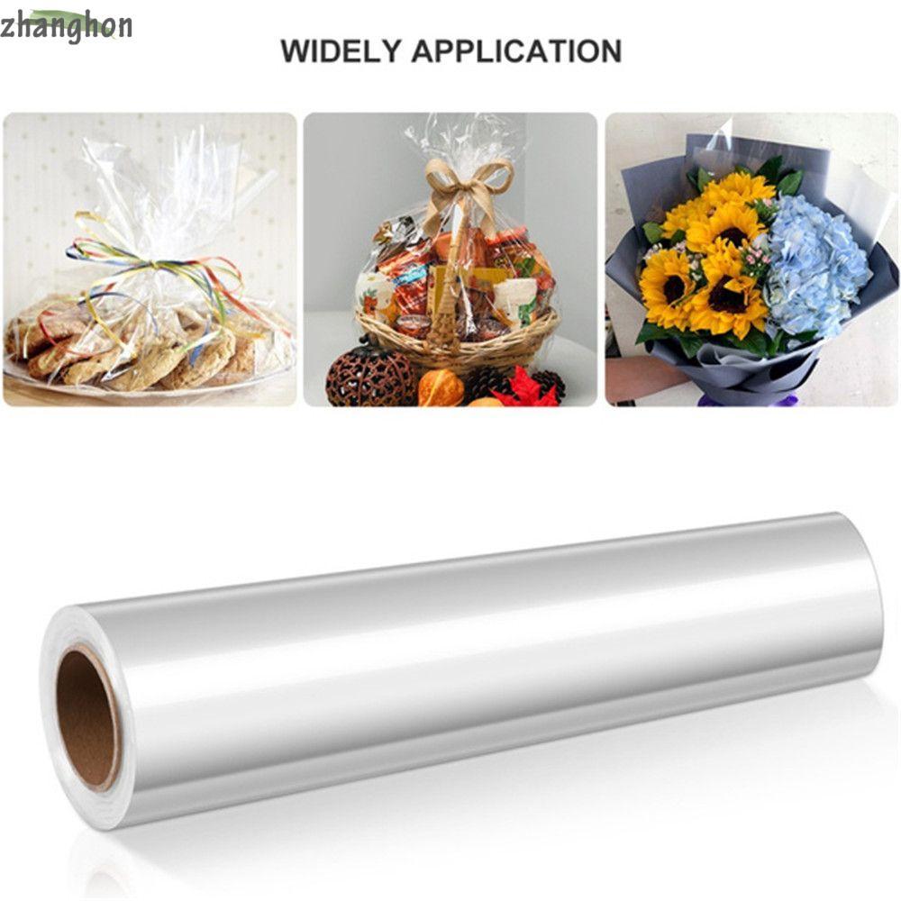 ZHANGHONG Cellophane Wrap Roll Gift Baskets Wrap Arts Craft Handmade Florist Craft Film