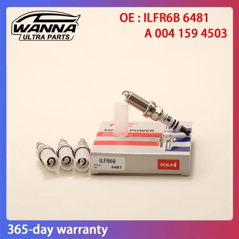 4 ชิ้น OE ILFR6B 6481 A0041594503 หัวเทียน Iridium Platinuim สําหรับ Ford Focus Volvo S60 S80 Subaru