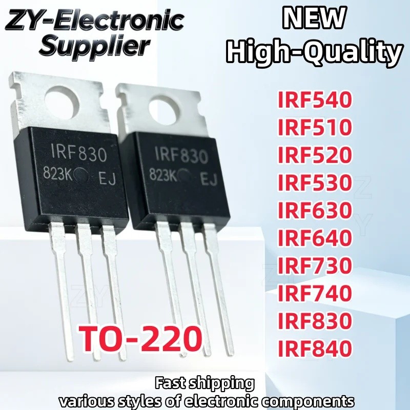 1-5PCS IRF640 IRF540 IRF510 IRF830 IRF530 IRF840 IRF740 IRF630 IRF520 IRF730 IRF640N IRF540N IRF510N