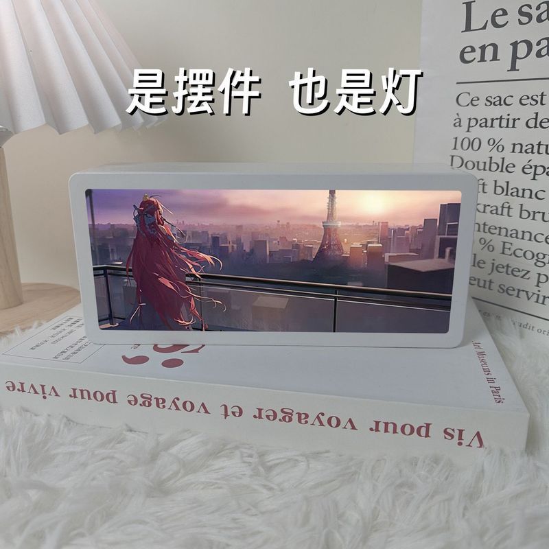 龙族卡塞尔之门小夜灯上杉绘梨衣周边手办桌面摆生日礼物男生202608021 Dragon Raja: Gate of Kasel Night Light, Uesugi Erii Figurine, 