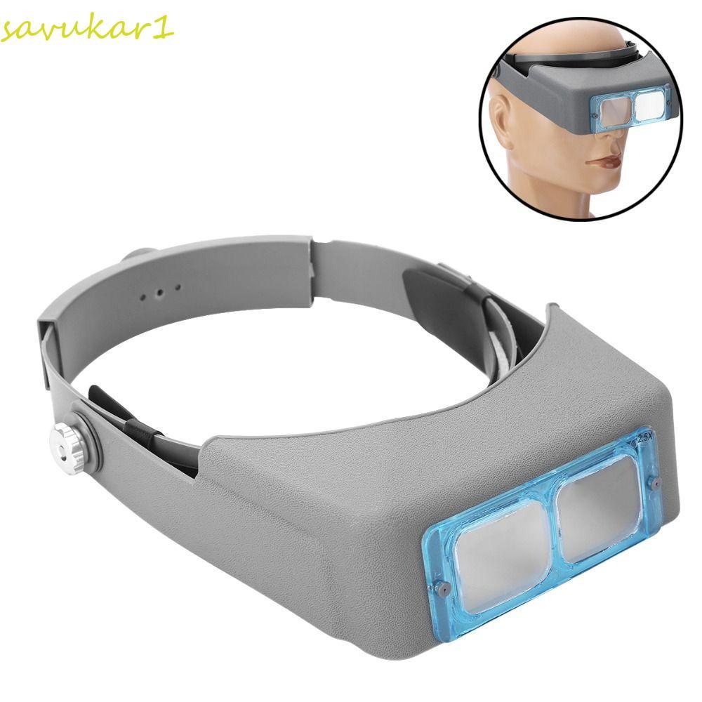 LUMEN แว่นขยาย Head-mounted 2.5x สําหรับนาฬิกาซ่อมเครื่องประดับเลนส์เดี่ยวแฮนด์ฟรี Electronics