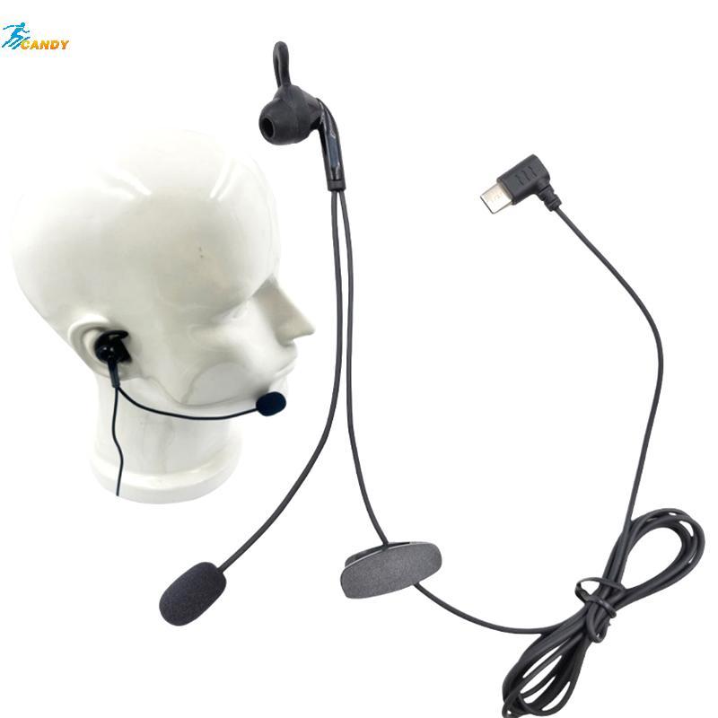 NDY 1 ชิ้นสําหรับ V6 Pro V4C Plus Q8 F6 V7 Judge Ear Inte ชุดหูฟัง Type-C USB-C อินเทอร์เฟซผู้ตัดสิน