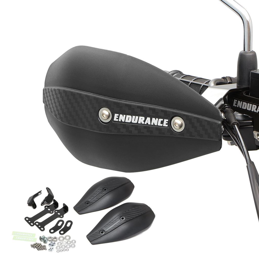 Endurance Bike Handguard Set Universal Handlebar Guard Knuckle Guard Black XJMHAN536S1