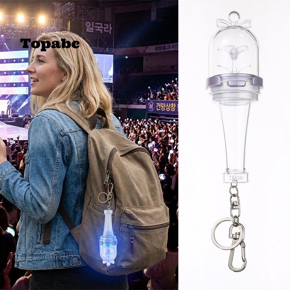 TOPABC Kpop Idol Lightstick,จี้ออกแบบพวงกุญแจรุ่นMini Glow Stick,พัดลมคอลเลกชันMini Glow Feature Lig