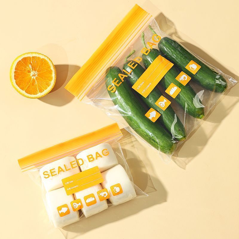 Fresh-Keeping Bag Sealed Bag Premium Freezer Ziplock Bag with Sealing Bag Sub-Packaging Bag ตู้เย็น 