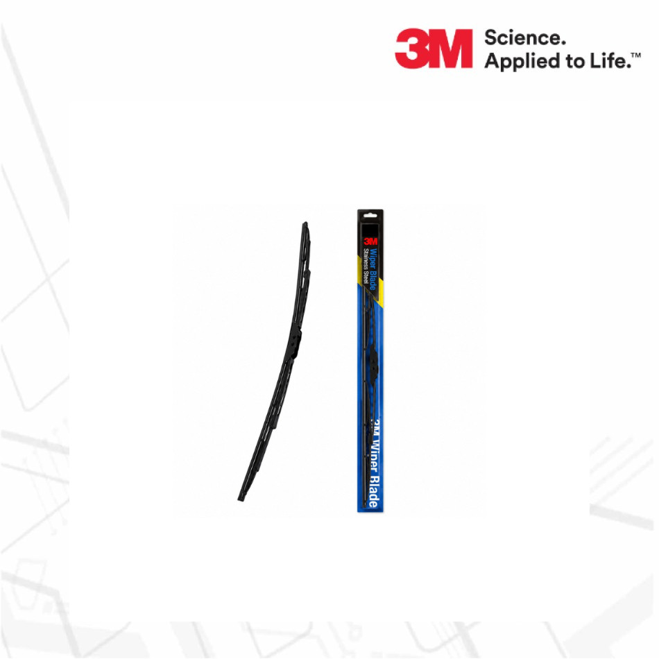 3M ใบปัดน้ำฝน Stainless (14",16",18",19",20",21",22",24",26") เดี่ยว