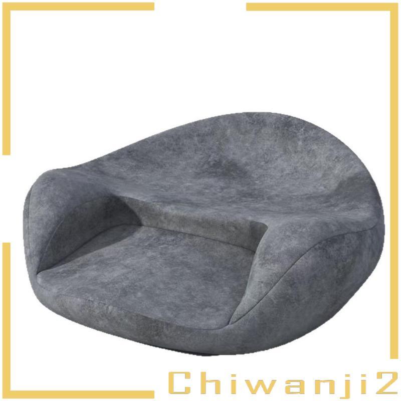 [เท่าไหร่2] Memory Foam Meditation Cushion Grey Slim-Line Meditation Cushion Curved Sides