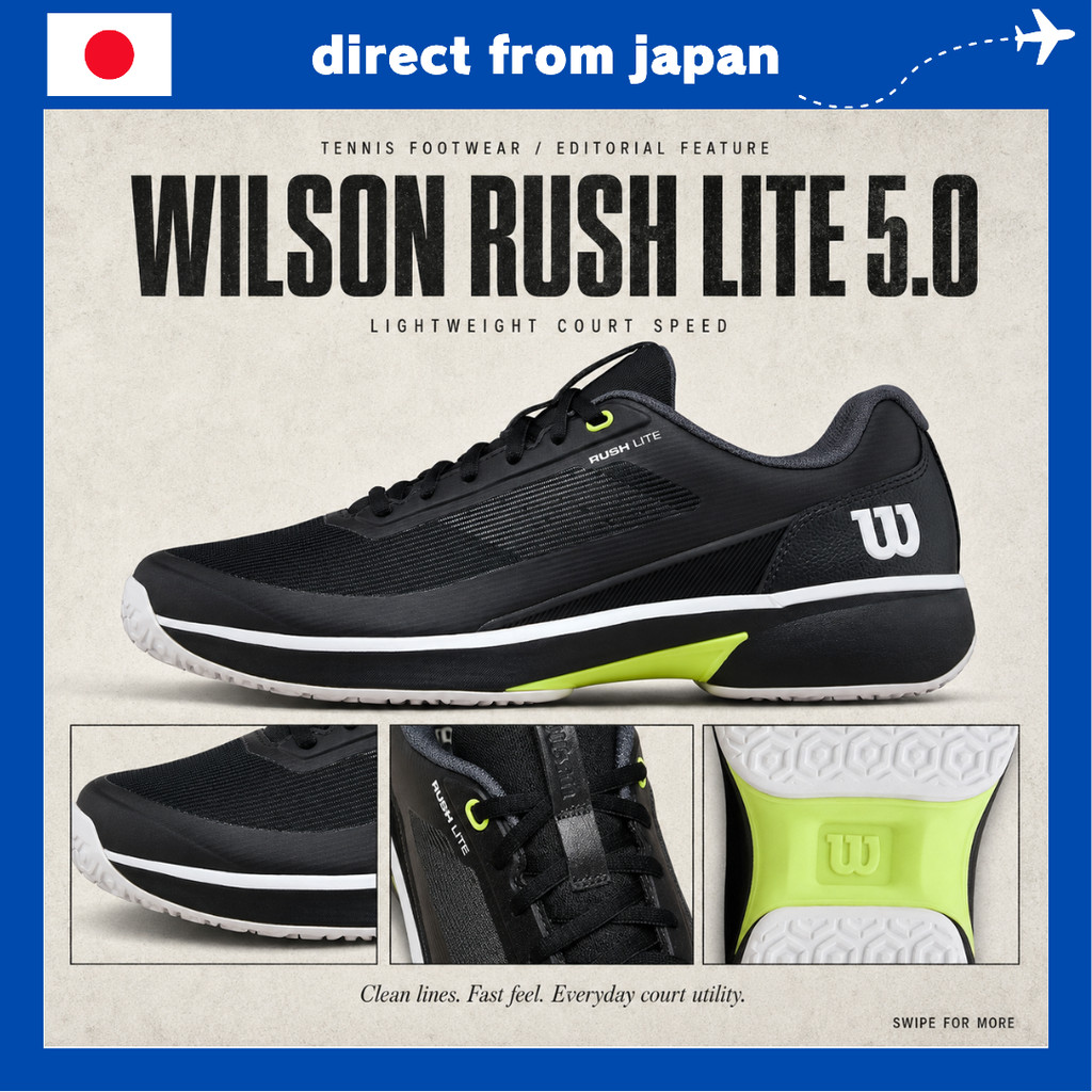 Wilson Rush Lite 5.0 All Court Men’s Tennis Shoes