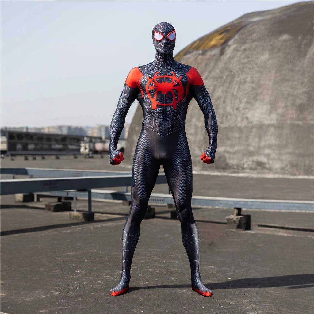 Parallel Universe 2 New Era Miles Little Black Spider Miles Morales.Beyond Spider Poetry รูปแบบเครื่