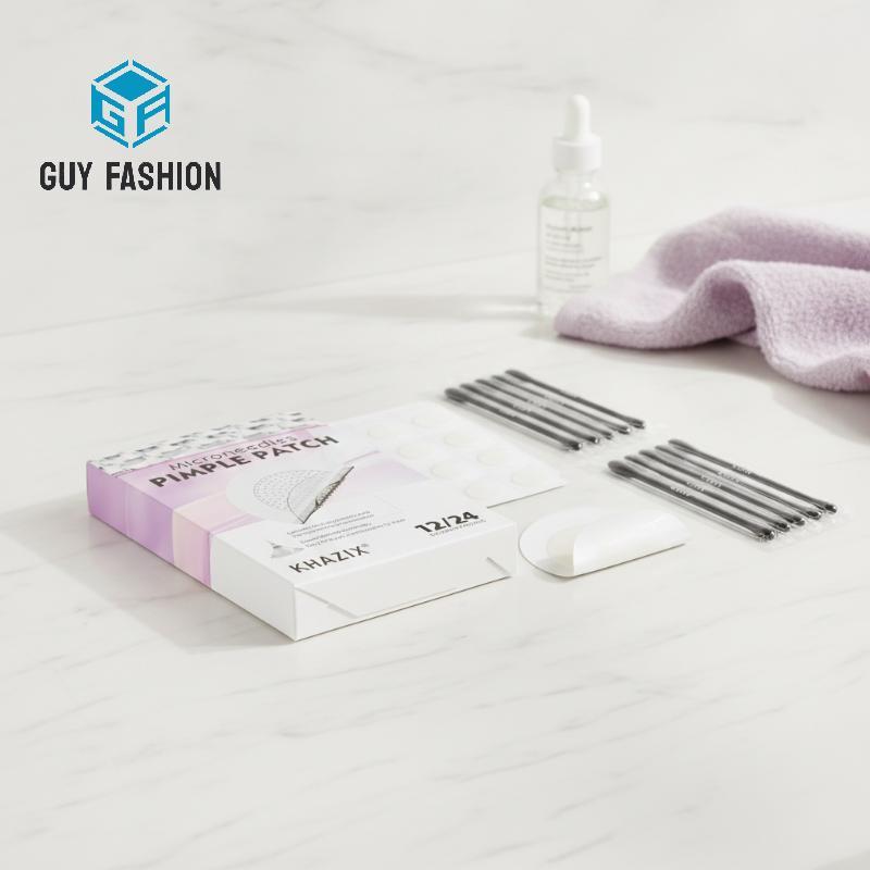 Man Fashion 12 ชิ้นที่มองไม่เห็น Hydrocolloid Micropoint Pimple Patch Micro Needle Acne Patch สําหรั