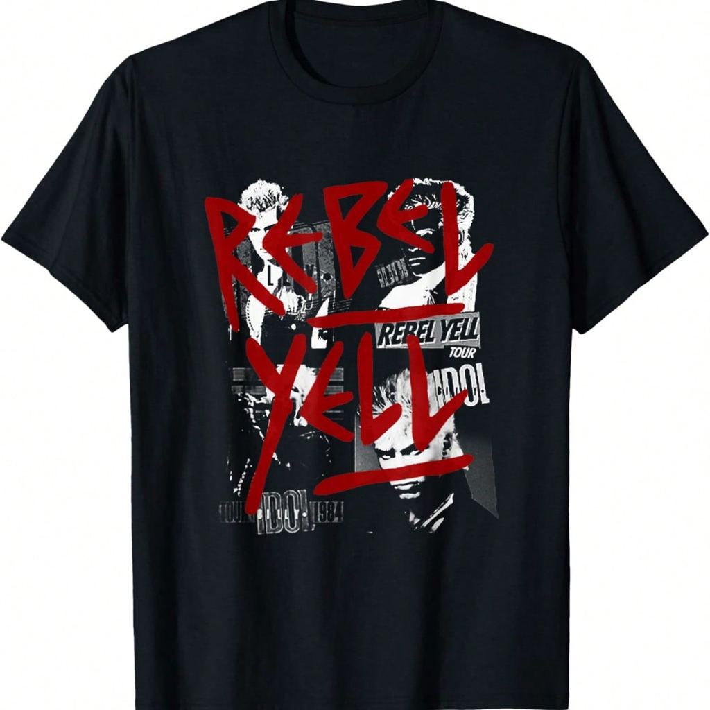 Billy Idol - เสื้อยืด Rebel Yell Tour