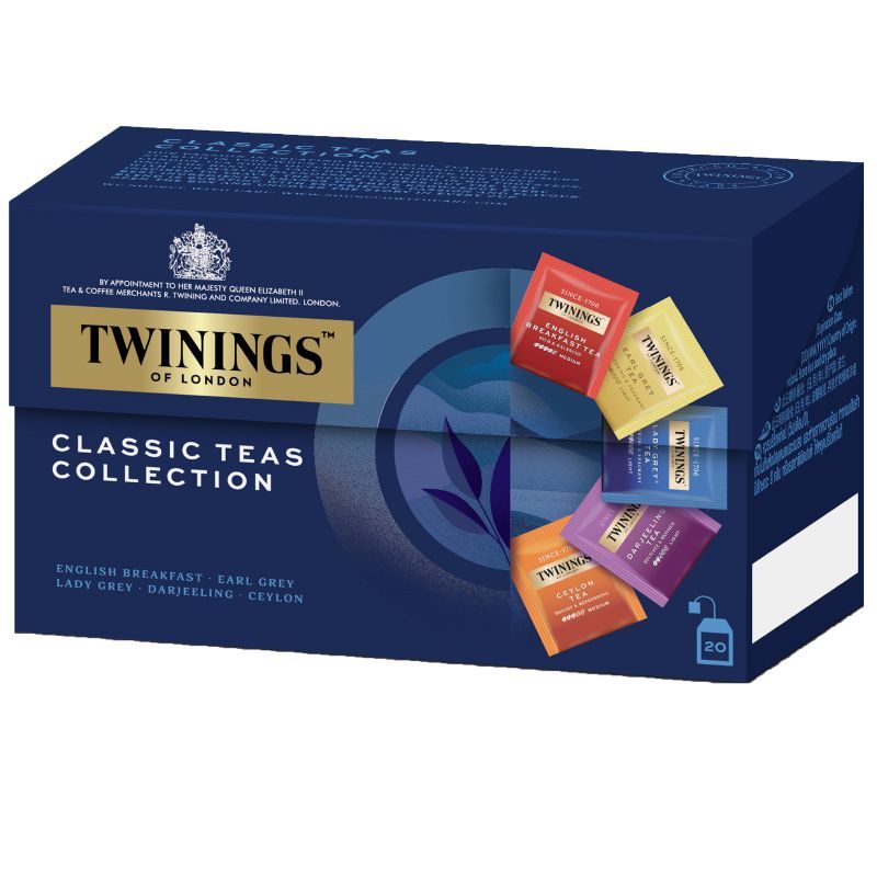 ทไวนิงส์ชาคลาสสิคทีคอลเลคชั่น 40กรัม แพค20 Twinings Classic Teas Collection 40g. Pack20 [หมายเลขบาร์โค้ด 0070177174729]
