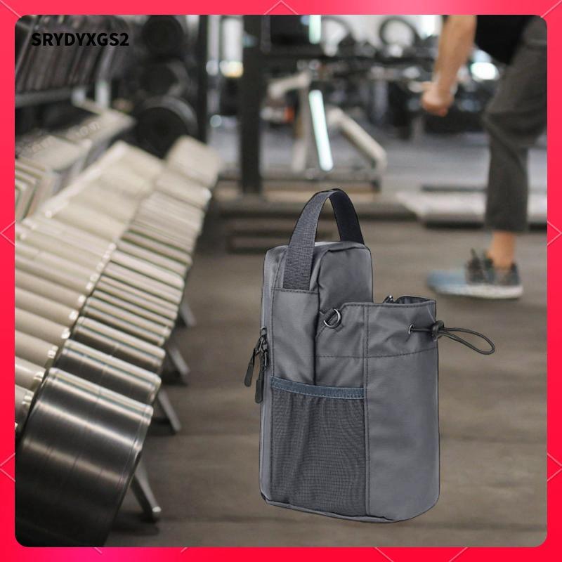 [Srydyxgs2] Gym Magnet Bag Wear Resistance Water Bottle Holder Bag for Yoga Gym Travel