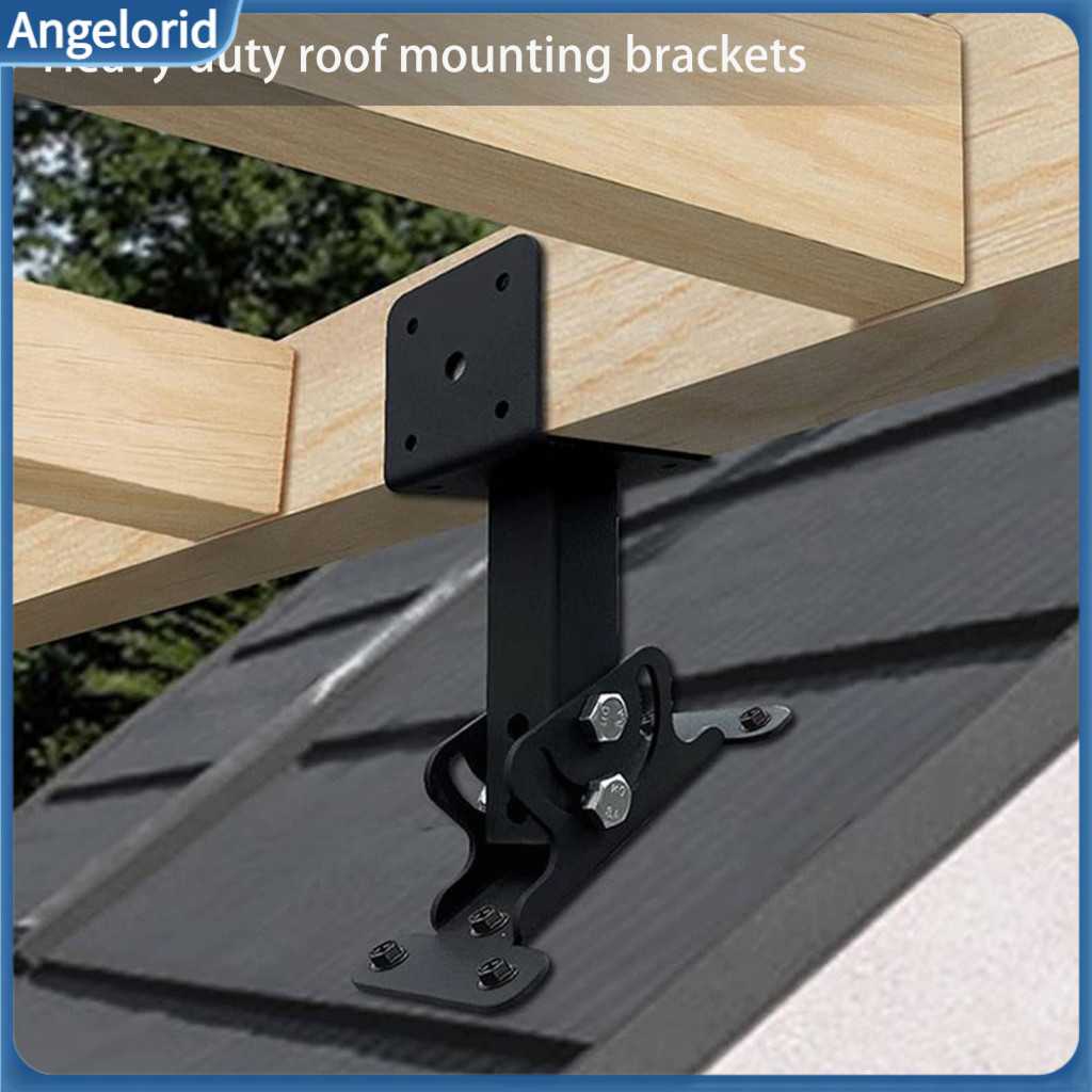 แองเจโลริด|  Pergola Roof Riser Beam Bracket ความแข็งแรงสูงปรับหลังคา Riser Bracket Kit สําหรับ Perg
