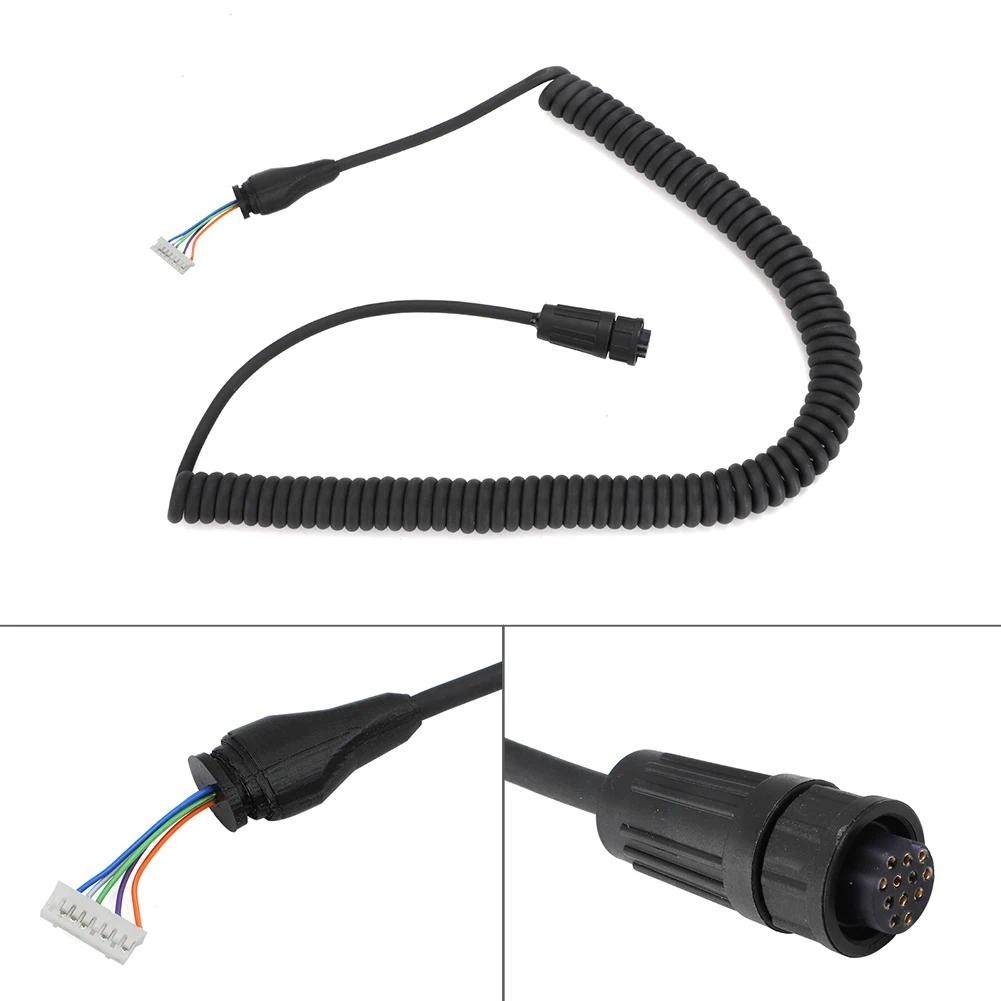 Garmin VHF 200 / Raymarine VHF 215 วิทยุไมโครโฟนสายรัดสายไฟม้วนอุปกรณ์เสริม