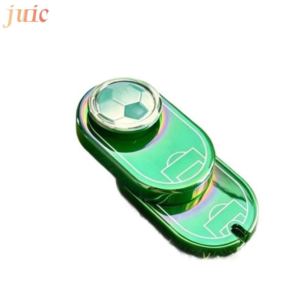 JUIC ฟุตบอล Fidget Slider พวงกุญแจ, Anti-Anxiety ความเครียดบรรเทา EDC Push Card Fidget ของเล่น, Key 